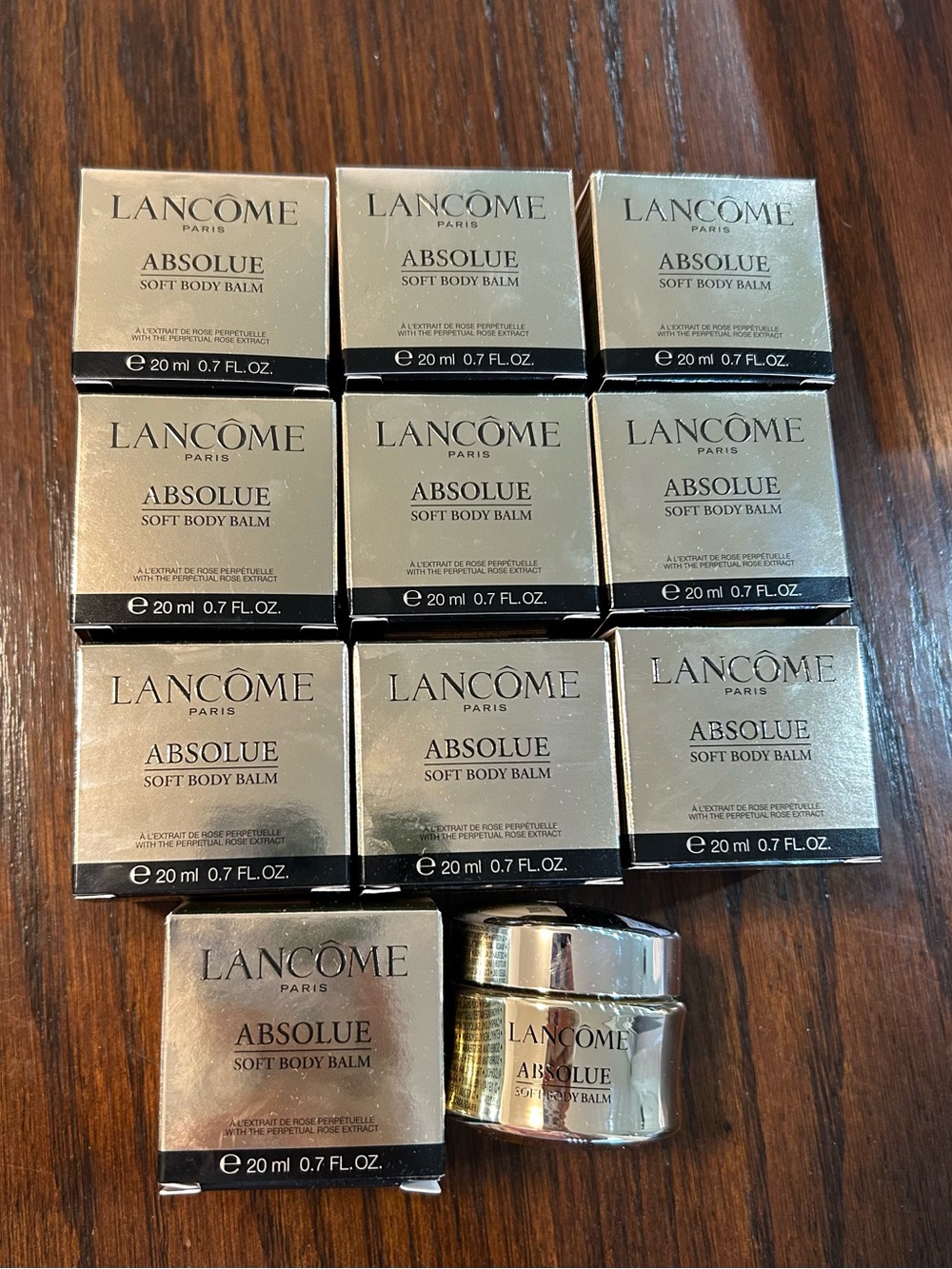 10 pieces Lancôme absolue the soft body balm 20ml
